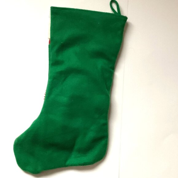 3d Christmas Holiday Big Large Hanging Stocking Rudolph Festive Decor - Picture 3 of 4